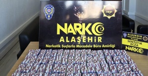 Alaşehir’de 4 bin 191 sentetik hap ele geçirildi