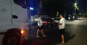 Beko önünde saatlerce bekletilen tırcılardan tepki