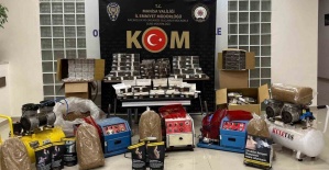 Manisa’da kaçak tütün operasyonu: 9 gözaltı