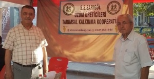 Sarıgöl Üzüm Kooperatifi festivale damga vurdu