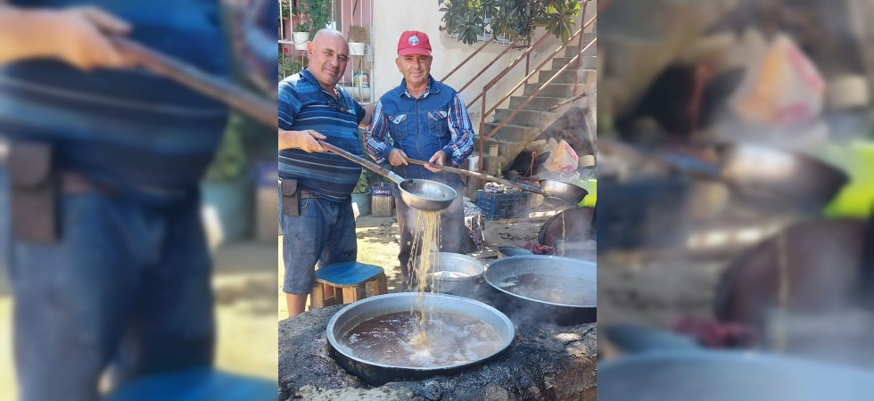 Sarıgöl’de pekmez yapımı başladı