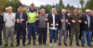 Aylardır yağmura hasret Gediz Akçaalan'lılar yağmur duası yaptı