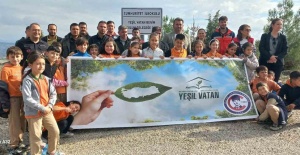 Cumhuriyet İlkokulu’ndan ’Yeşil vatan’ mesajı