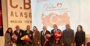 Gaziler, öğrencilerle buluştu
