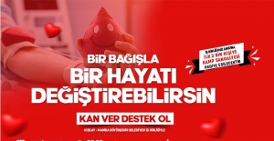 Kan bağışında bulunanlara kamp sandalyesi hediye