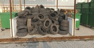 Manisa’da 86,5 ton lastik geri dönüşüme kazandırıldı