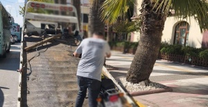 Manisa’da motosikletlere yaya yolu denetimi