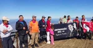 Manisa’da ’Şehitlikten zirveye’ 1500 metrelik anma tırmanışı