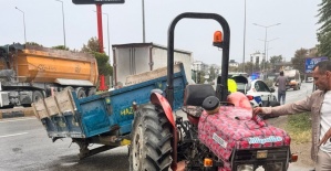 Manisa’da tırla çarpışan traktörün sürücüsü hayatını kaybetti