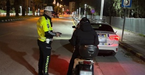 Motosiklet denetiminde ceza yağdı