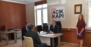 Salihli Kaymakamı Güldoğan vatandaşları dinledi