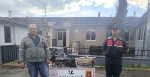 Salihli’de plakasız motosiklet çalıntı çıktı