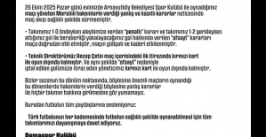 Somaspor’dan maçın hakemlerine tepki