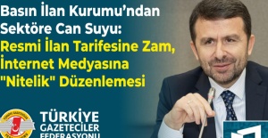 *Basın İlan Kurumu’ndan Sektöre Can Suyu:* 