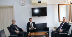 Kaymakamlardan Kaymakam Yıdız’a ’hayırlı olsun’ ziyareti