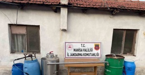Manisa’da 112 litre sahte içki ele geçirildi
