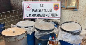 Manisa’da 82 litre sahte içki ele geçirildi