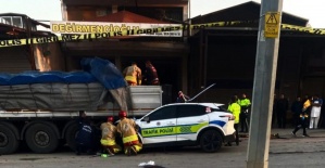 Manisa’de 1 polisin şehit olduğu kaza kamerada