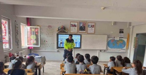 Sarıgöl’de öğrencilere trafik eğitimi verildi