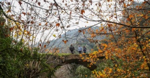 Çaybaşı Deresinde kartpostallık görüntüler