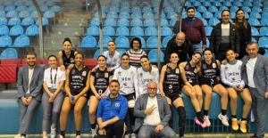 Edirne Deplasmanın Galibi Turgutlu Belediyesi Kadın Basketbol Takımı