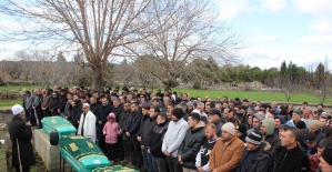 Feci kazada yaşamını yitiren baba, oğul ve torun toprağa verildi