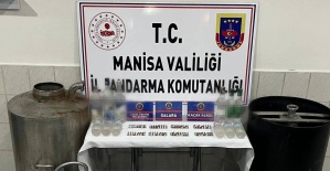 Manisa’da jandarmadan sahte içki operasyonu