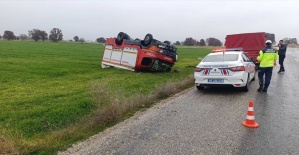 Yangına giden itfaiye aracı kaza yaptı: 1 yaralı