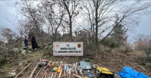 İzinsiz kazıya jandarmadan suçüstü