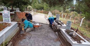 Manisa’da mezarlıklara kapsamlı bakım