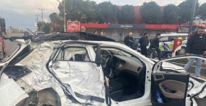 Turgutlu’da yolcu otobüsü ile otomobil çarpıştı: 3 yaralı