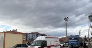 Üç tekerlekli elektrikli bisiklet devrildi: 1 yaralı