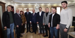 BAŞKAN HAKAN ŞİMŞEK’TEN ESNAF ODALARINA TEBRİK ZİYARETİ