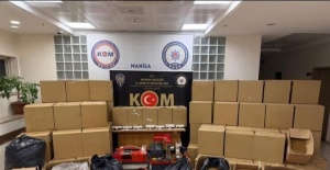 Manisa’da 1 milyon makaron ele geçirildi