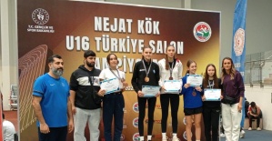 Manisalı atletlerden Türkiye üçüncülüğü