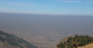 Manisa'daki Hava Kirliliği Spil Dağı'ndan Görüntülendi