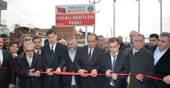 Turgutlu'da Hocalı Şehitleri Parkı Açıldı