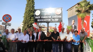 Alaşehir'de şehit ailesini mutlu eden açılış