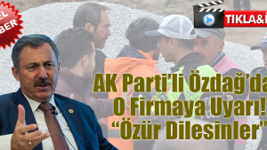 AK Parti'li Özdağ'dan Basına Engele Kınama